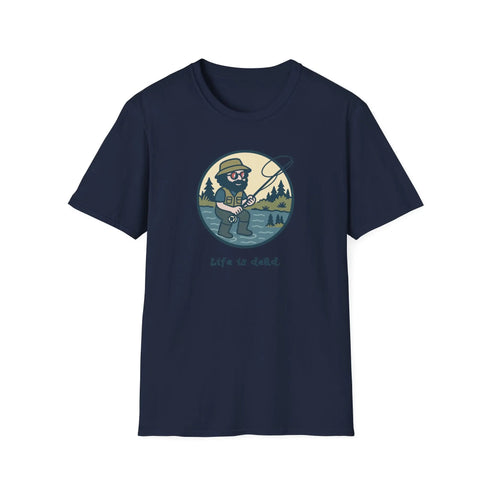 Grateful Dead - Fly Fishin' Jerry - Life is dead. Grateful Dead TShirt - StealieShop